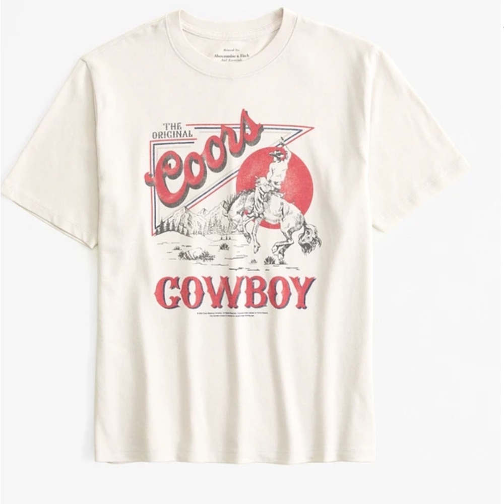 Coors Cowboy soft graphic tee